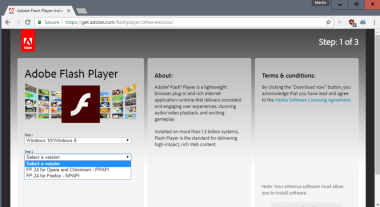 why cant i download adobe flash player on my mac